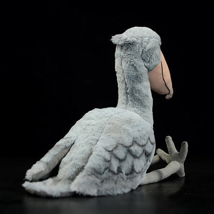 Shoebill Plush Toy | Realistic Shoebill Stork Stuffed Animal | Handmade Quirky Prehistoric Bird Plush 45cm