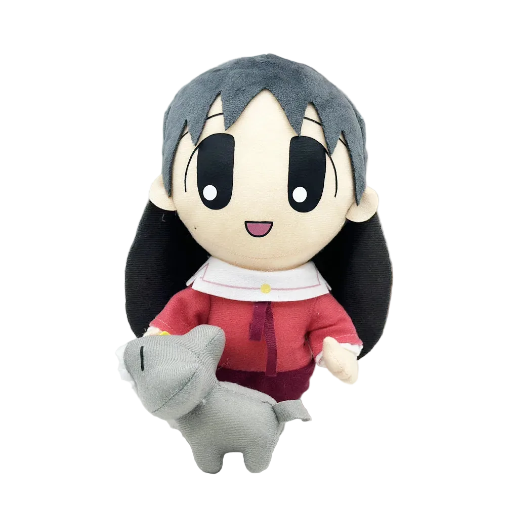Sakaki Plush With Cat | Handmade Azumanga Daioh Kamineko Collectible Plush 22cm