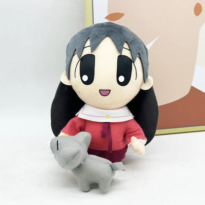 Sakaki Plush With Cat | Handmade Azumanga Daioh Kamineko Collectible Plush 22cm