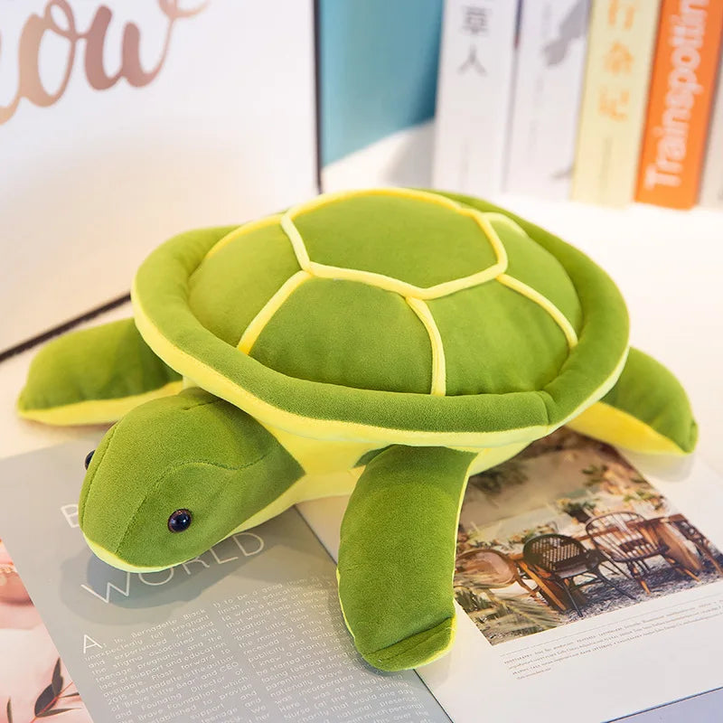 Kawaii Matcha Green Turtle Plush | Cute Turtle Plushie Cushion Pillow | Soft Stuffed Turtle Toy 25cm 35cm