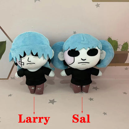 Sally Face Plush Collection 20cm | Sal Fisher Young Sal Larry Johnson Blue Hair Ashley Campbell Todd Morrison