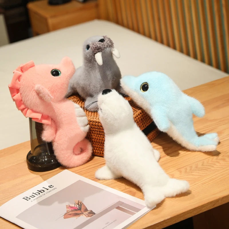 Sea lion plushie soft kawaii toy 22cm seal stuffed animal PP cotton