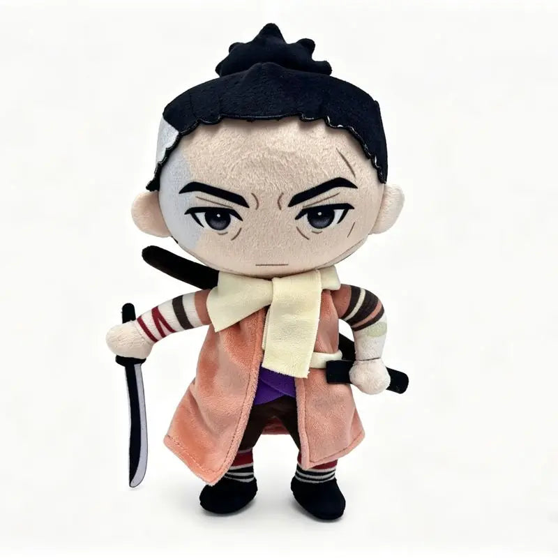 Sekiro wolf toy cotton plush collectible one-armed shinobi figure

