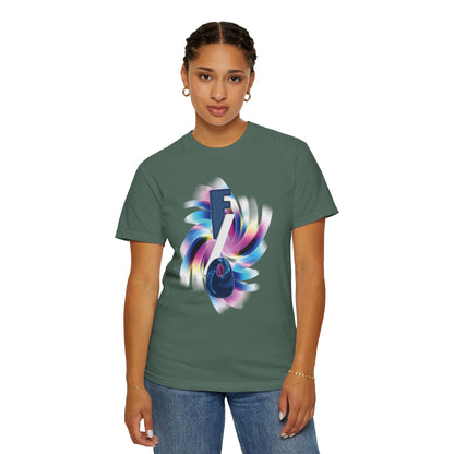 Self-shipper aesthetic outfit, FO Vortex Tee with layered necklaces and vintage accessories
