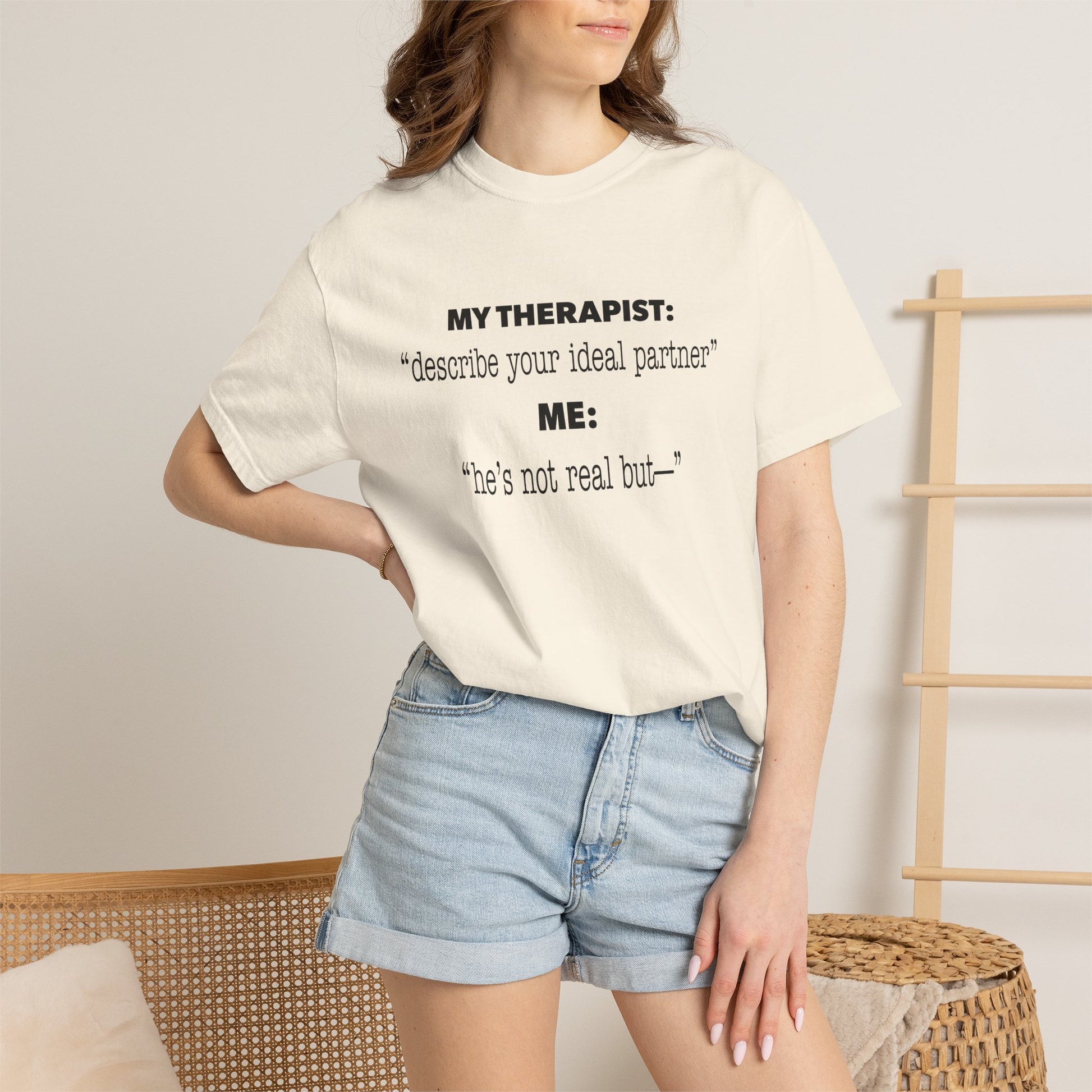 Self-shipper gift shirt he's not real but tee