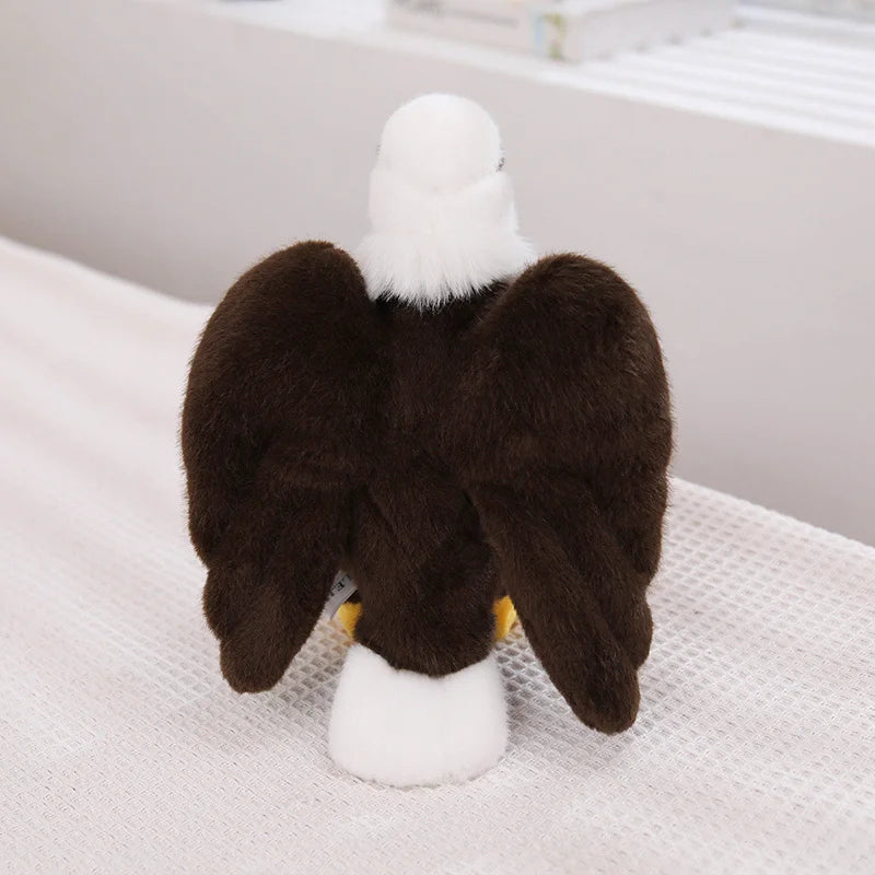 White Headed Eagle Plush | Realistic Lifelike Bird Stuffed Animal | 25cm Eagle Collectible Gift