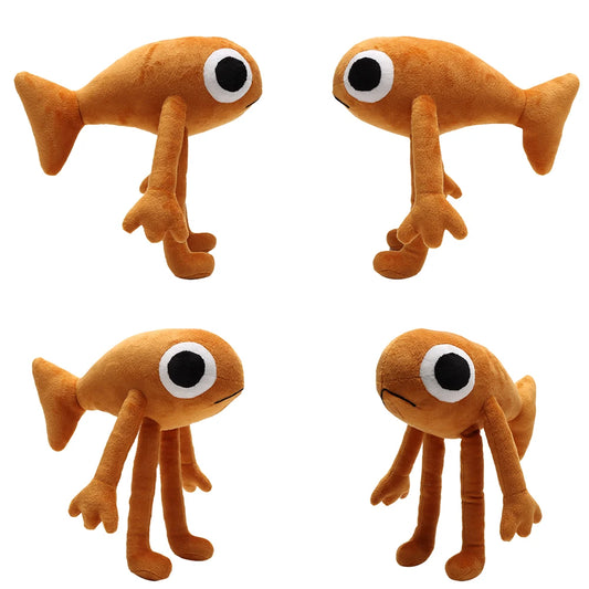 Le Poisson Steve Plush Sad Variant 24cm | Leggy Fish Meme Stuffed Toy | Steve the Fish Plush