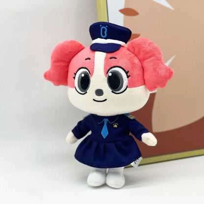Puppy Patrol Squad Plushies: Papillon 23cm, Labrador & Dobie 25cm Rescue Pup Plush Toys