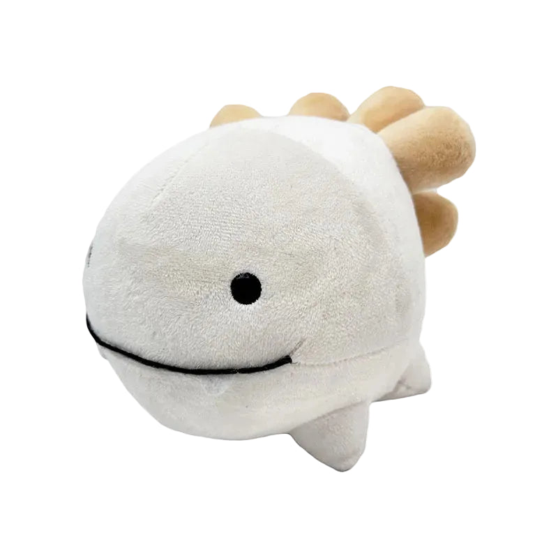 Sharko plushie handmade stuffed animal 14cm white Megalodaunt plush