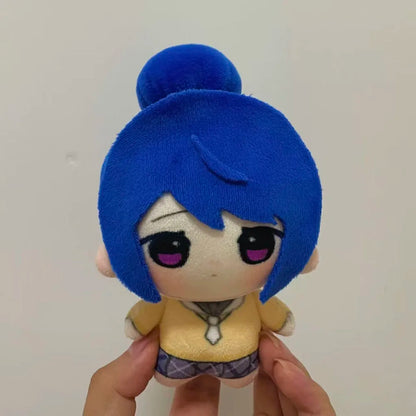 Shima plush toy pink hair detail handmade anime collectible
