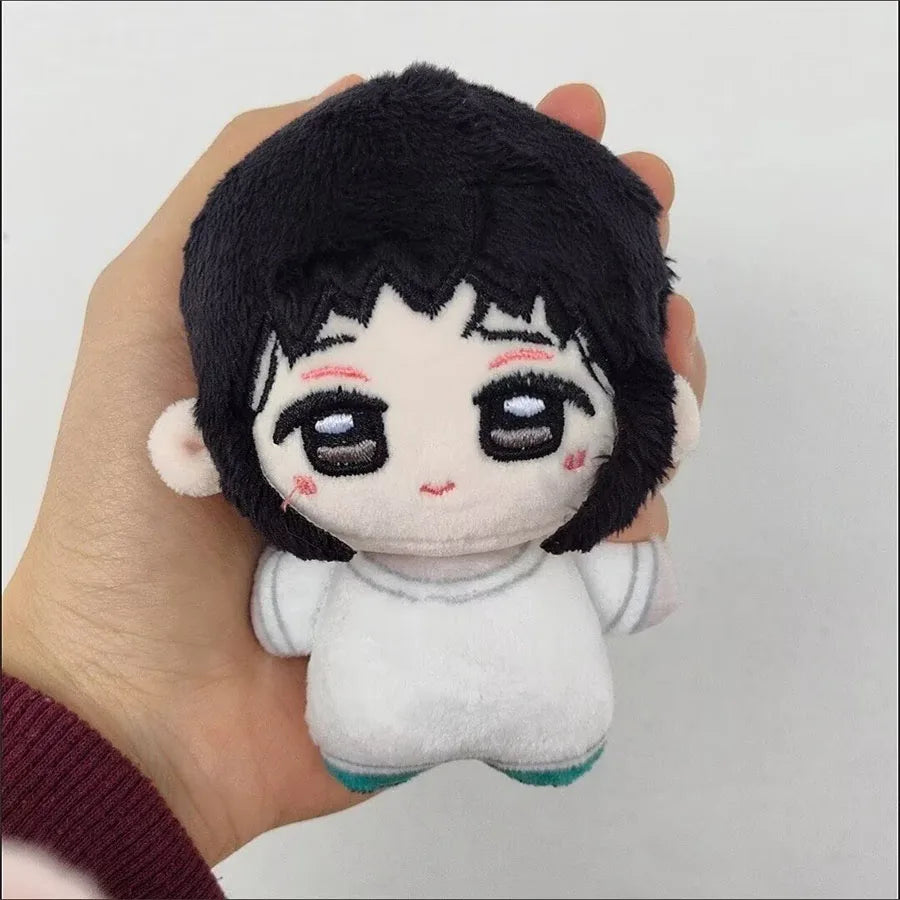 Shizuka plushie close-up showing stitching and plush fabric detail