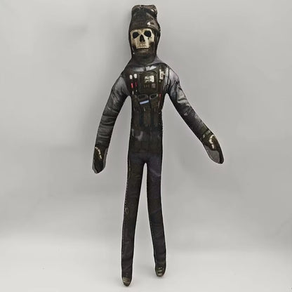 Simon Ghost Riley plush front view tactical headset and skull mask detail
