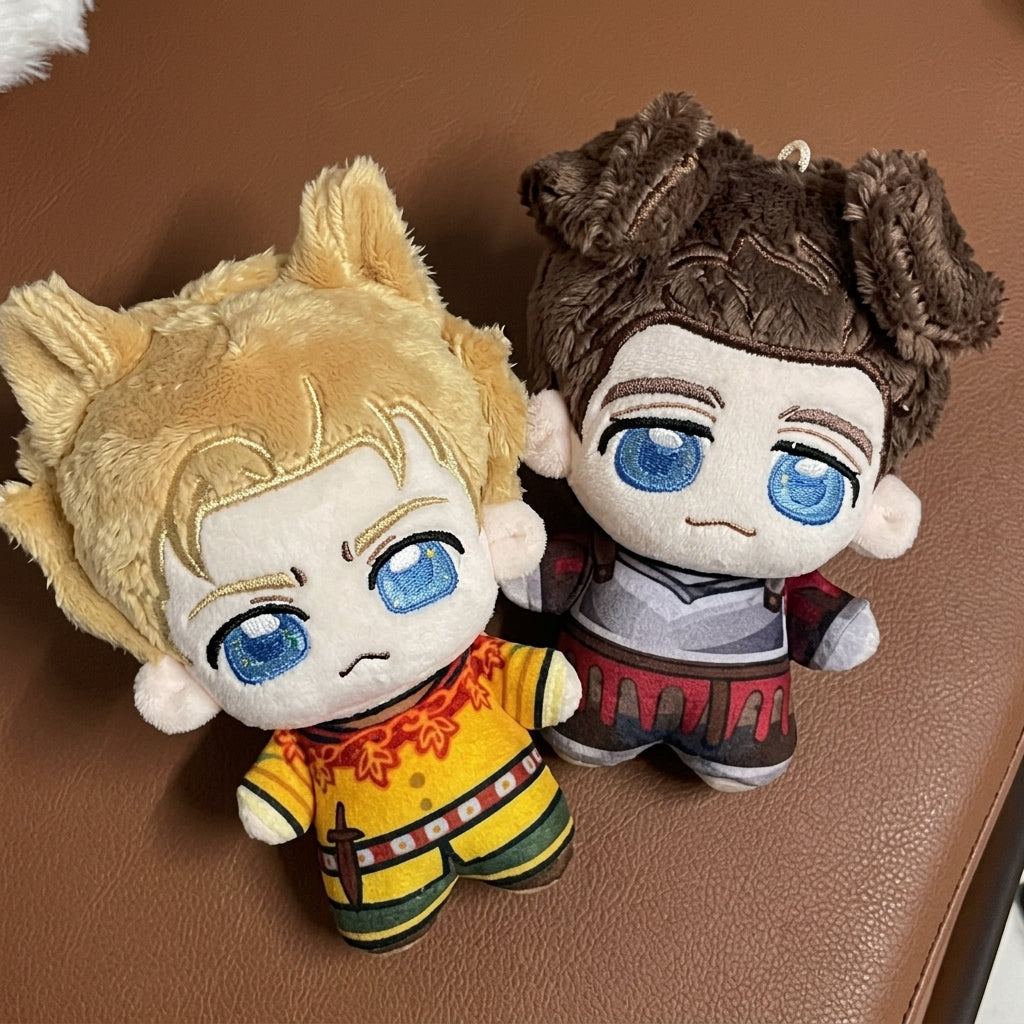 Sir Hans Capon anime plush keychain stitching detail handmade quality