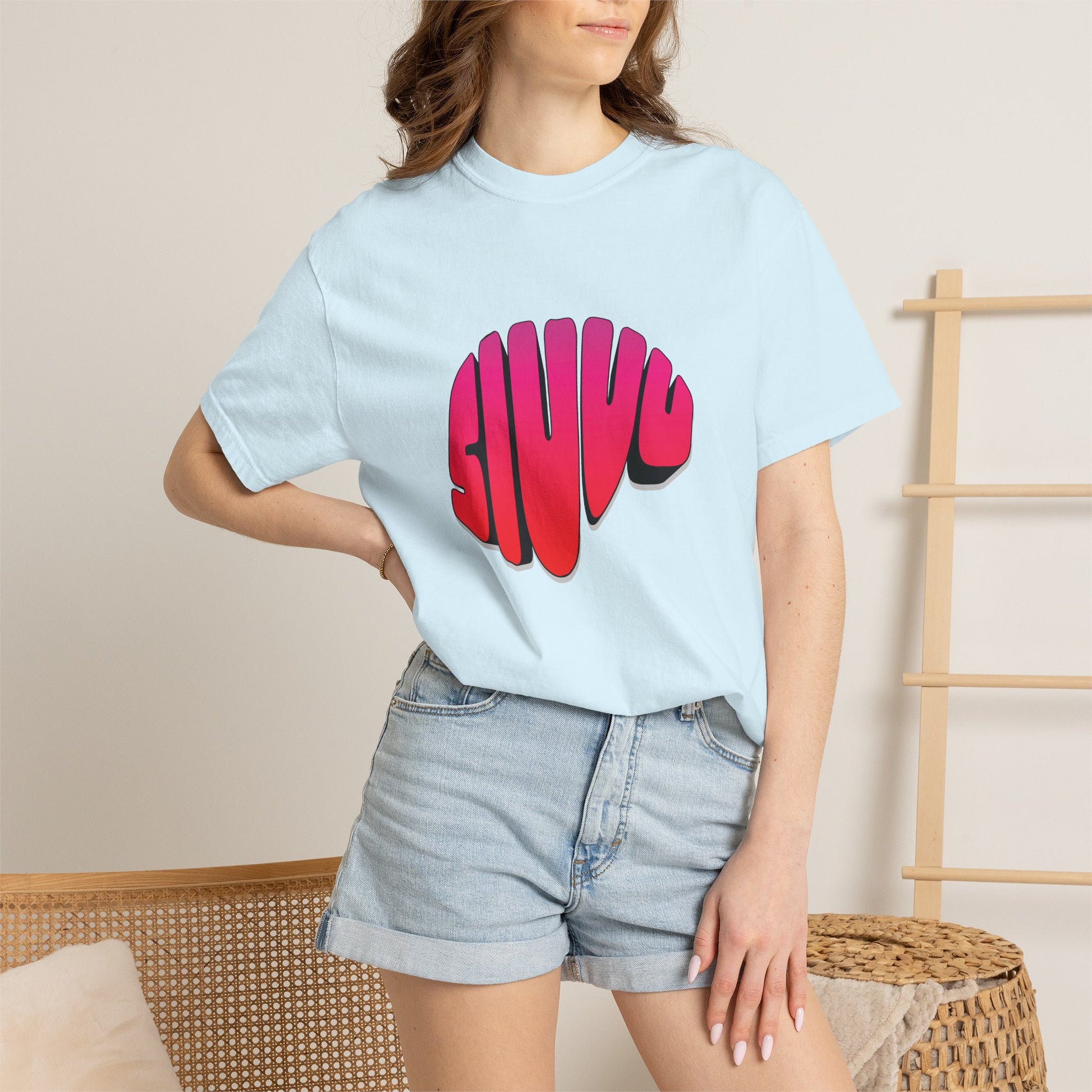 Siuu t shirt blue and red footballer silhouette center front