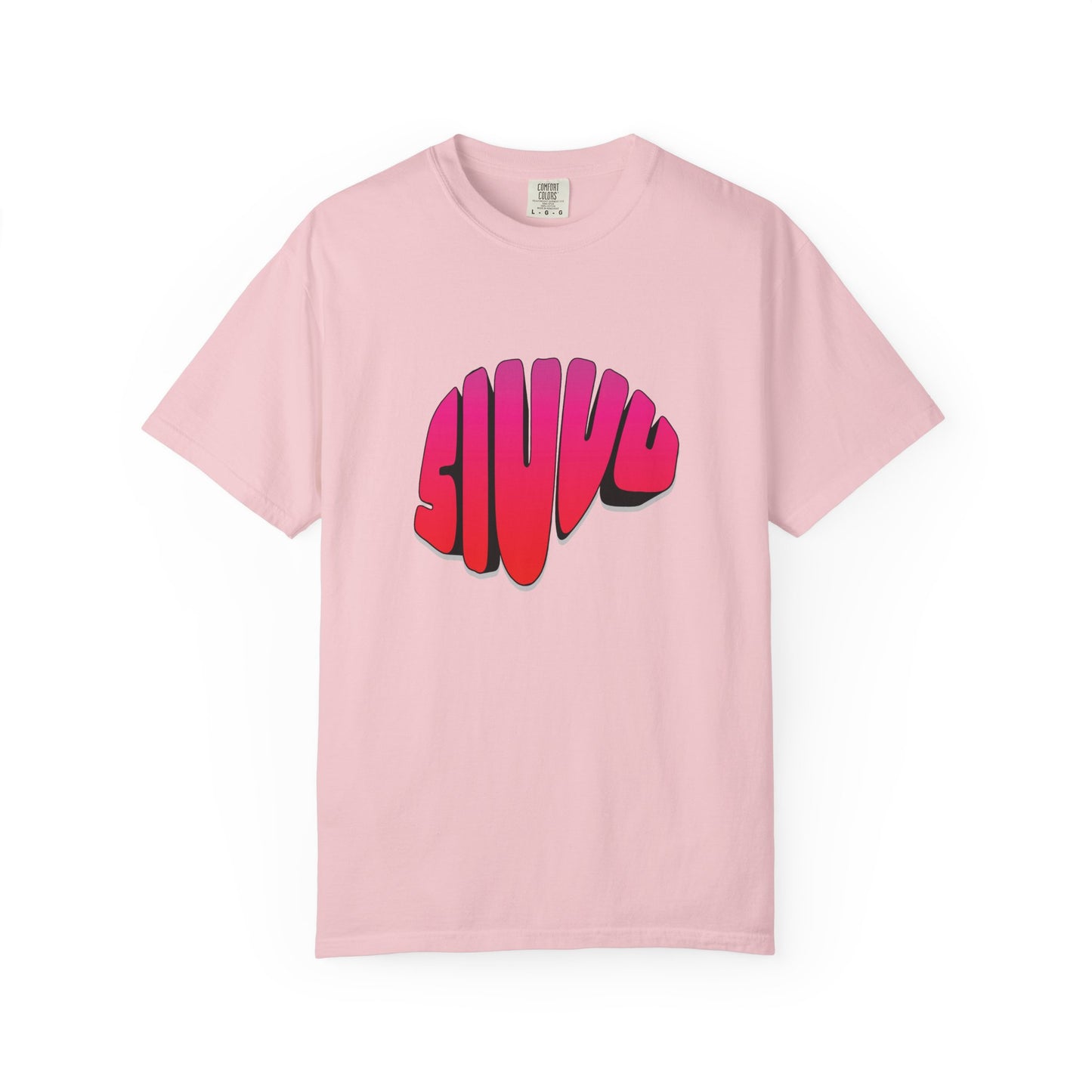 Siuu tees worn by a fan at a watch party
