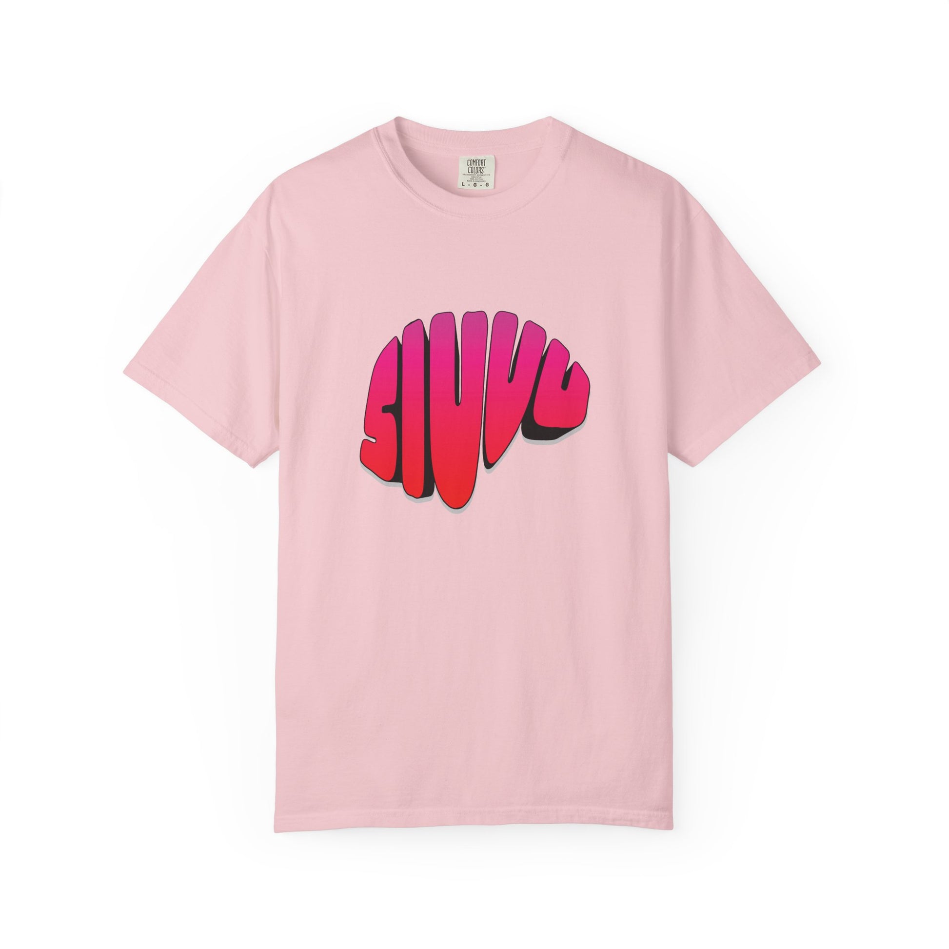 Siuu tees worn by a fan at a watch party
