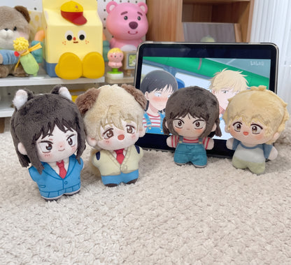 Skip and Loafer handmade anime plush figure 10cm fan inspired kawaii collectible front view