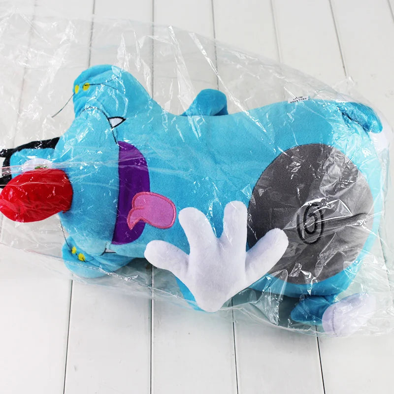 Slapstick blue cat plush toy soft and cuddly fan collectible
