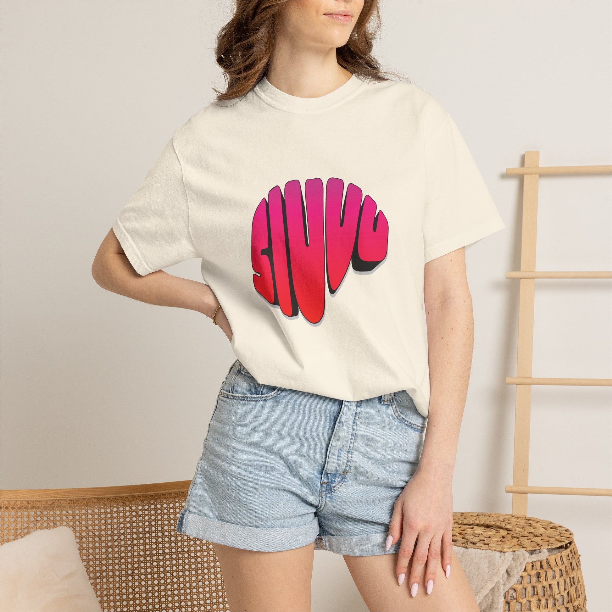 Soccer fan shirt with number 7 footballer graphic front print