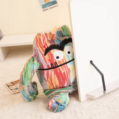 Social emotional learning toy emotion monster displayed in a classroom setting