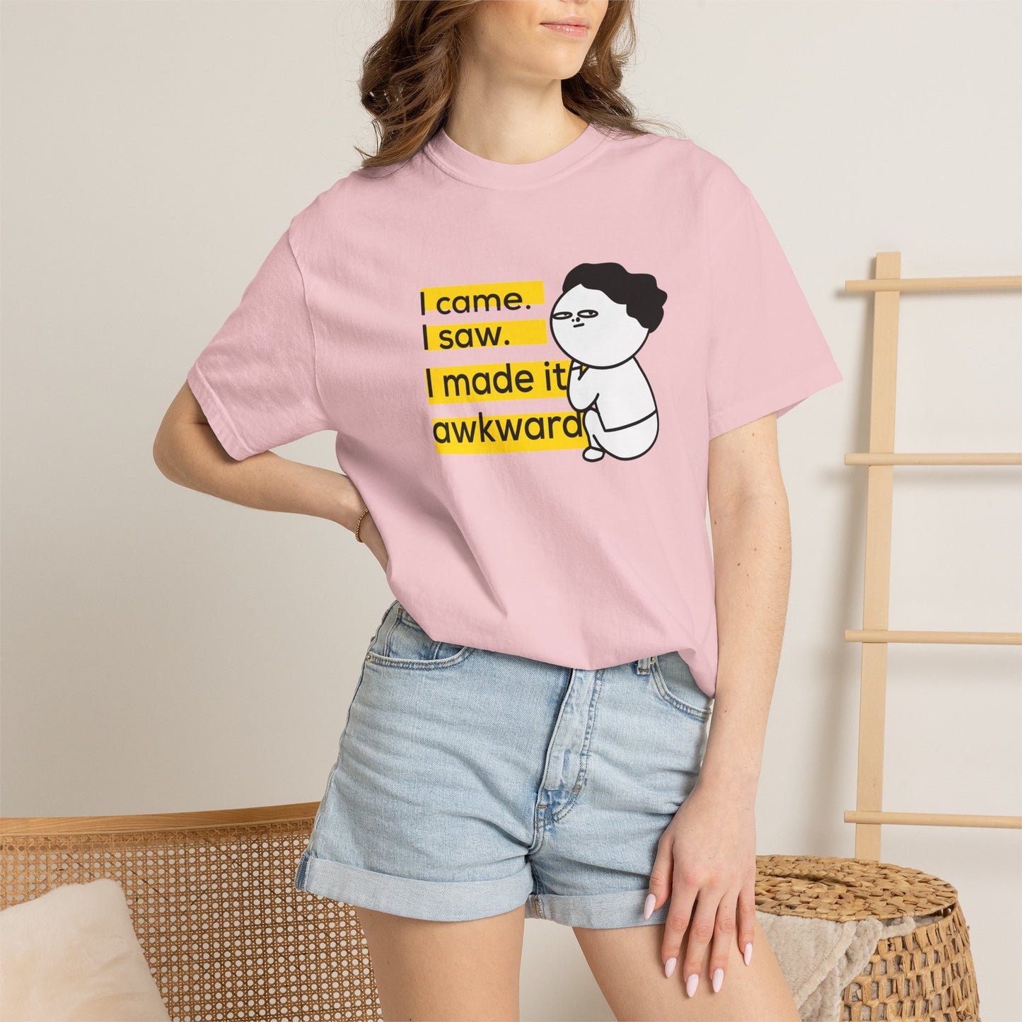 Socially awkward shirt introvert humor apparel relatable quote tee