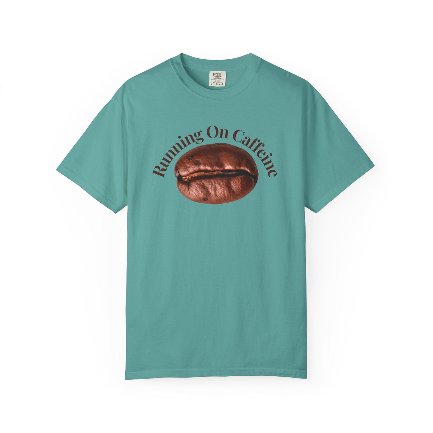 Soft-washed cotton t-shirt laid flat showing relaxed tubular silhouette