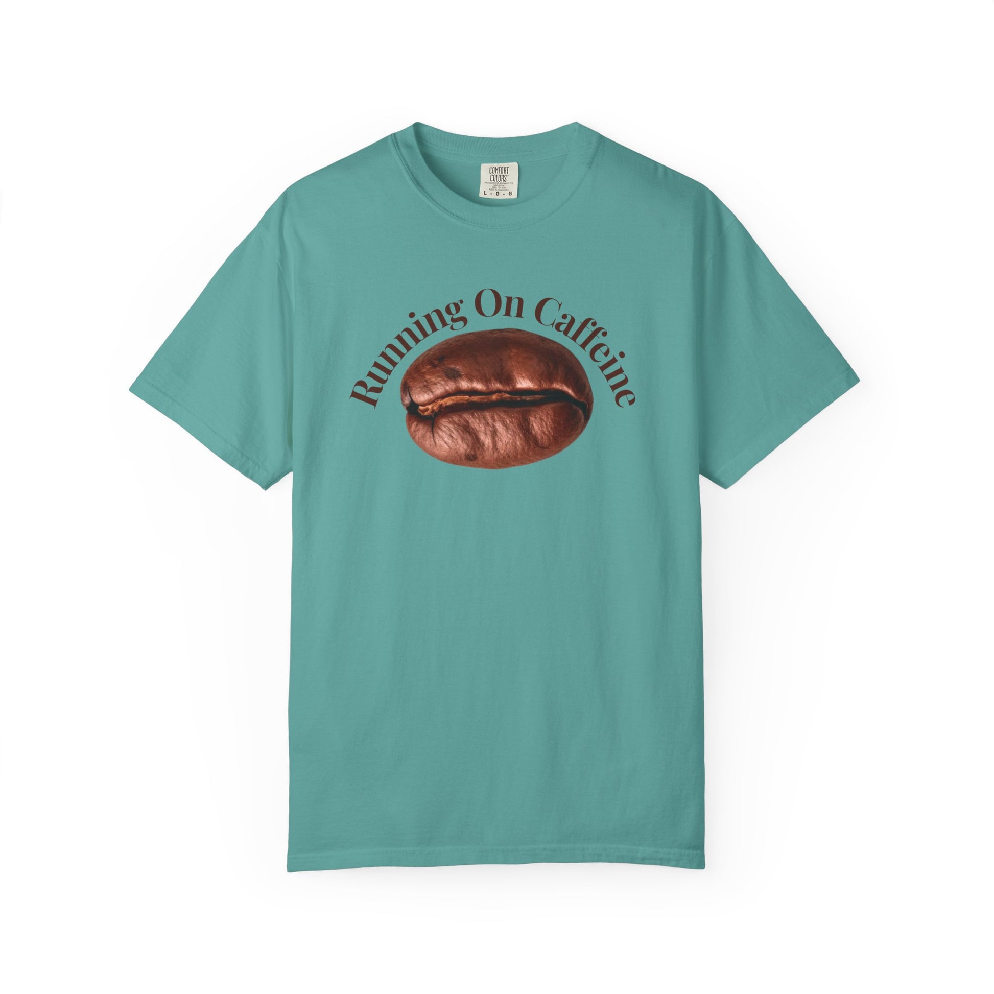 Soft-washed cotton t-shirt laid flat showing relaxed tubular silhouette
