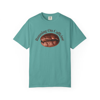 Soft-washed cotton t-shirt laid flat showing relaxed tubular silhouette