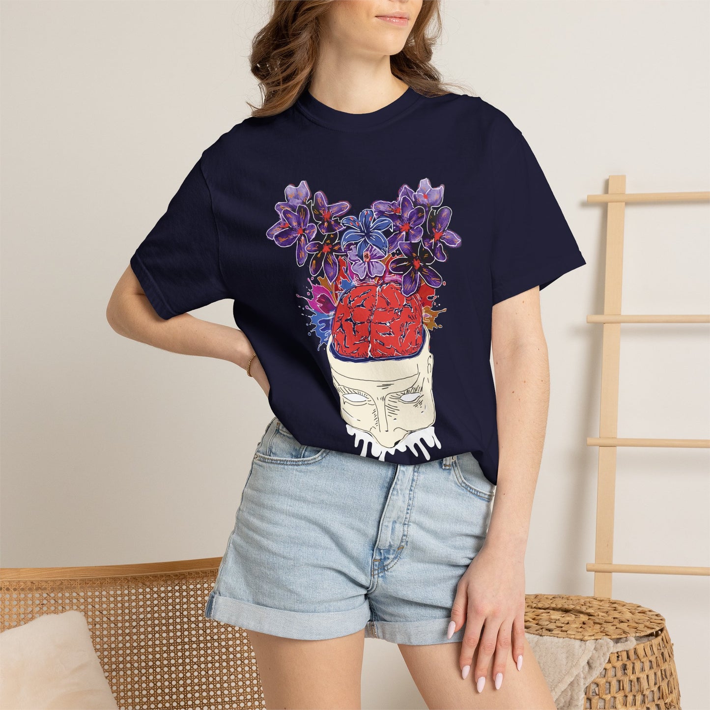 Soft 100% cotton garment-dyed shirt.