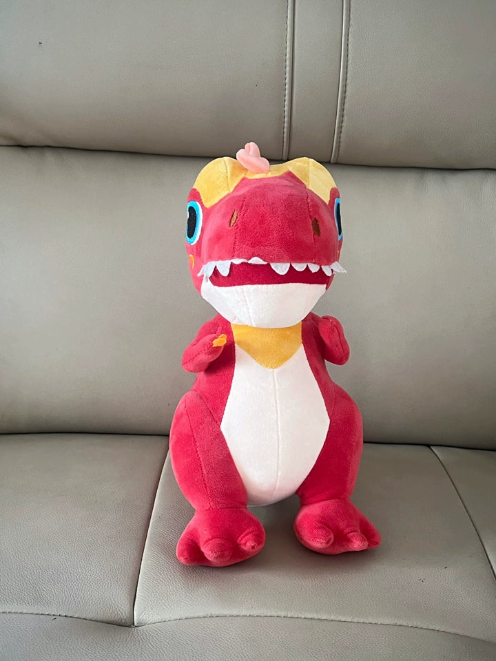 Soft dinosaur plush toy cotton polyester filled handmade
