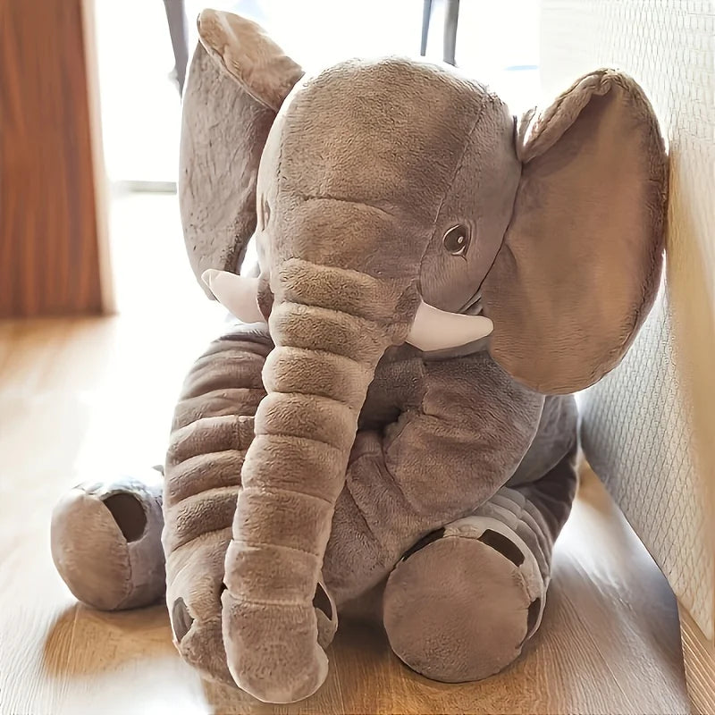 Soft elephant stuffed toy with plush PP cotton filling
