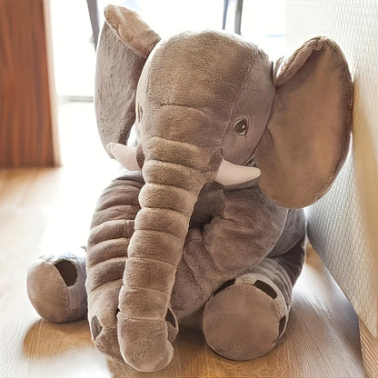 Soft elephant stuffed toy with plush PP cotton filling