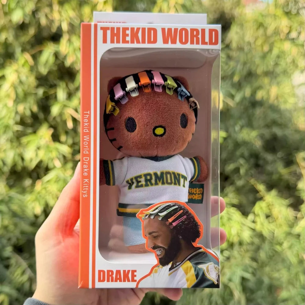 Soft plush Drake doll keychain for OVO fans