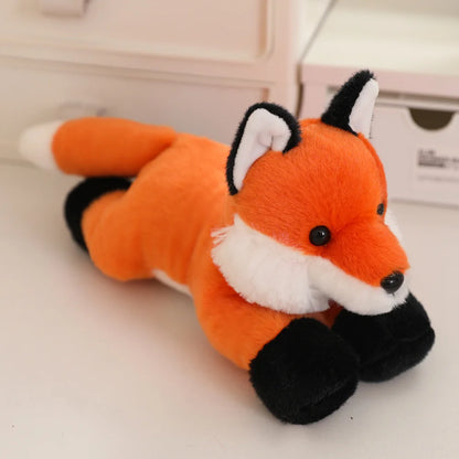 Soft raccoon plush 30cm lifelike forest animal stuffed toy gift