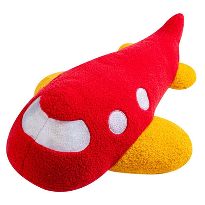 Soft space toys for kids displayed as outer space bedroom decor in a nursery room