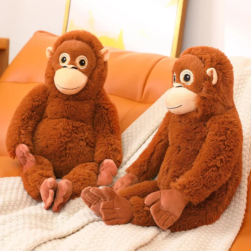 Soft toy plush monkey with PP cotton filling