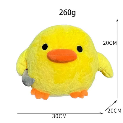 Soft yellow duck plush 20CM, PP cotton filled stuffed animal
