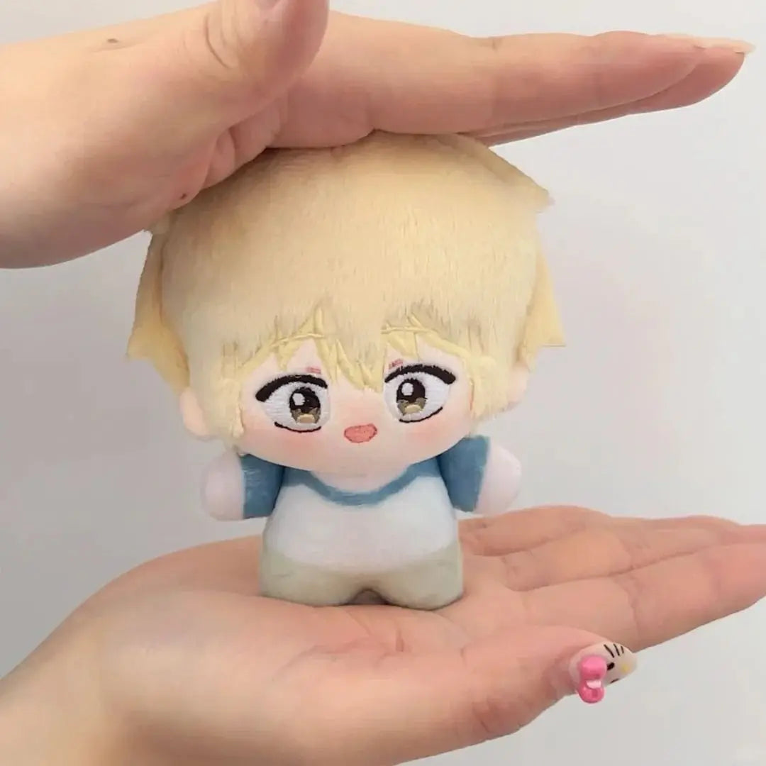 Sousuke Shima school uniform plush with puppy ears 10cm handmade anime figure