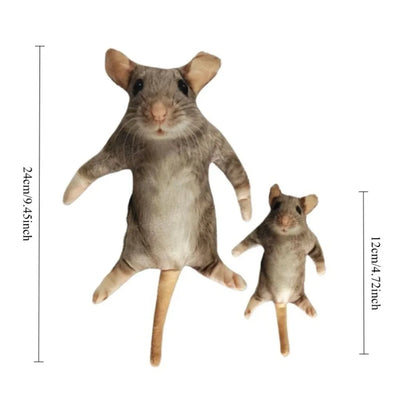 Spoof mouse plush 12cm compact collector size comparison