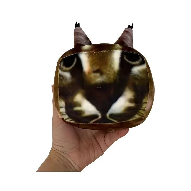 Square Cat Plush with signature caracal ear tufts