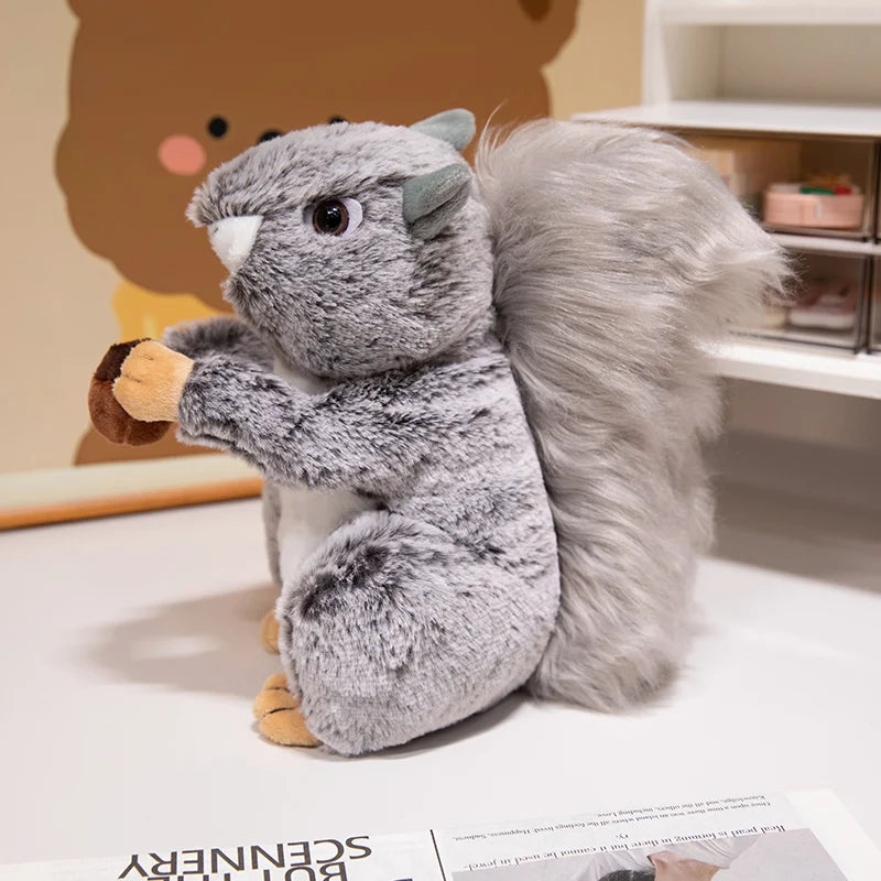Squirrel stuffed animal PP cotton filled plushie
