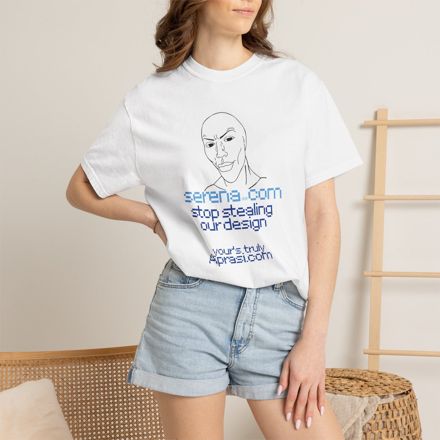 Stop stealing printed unisex tee size range S to 3XL heavyweight Comfort Colors
