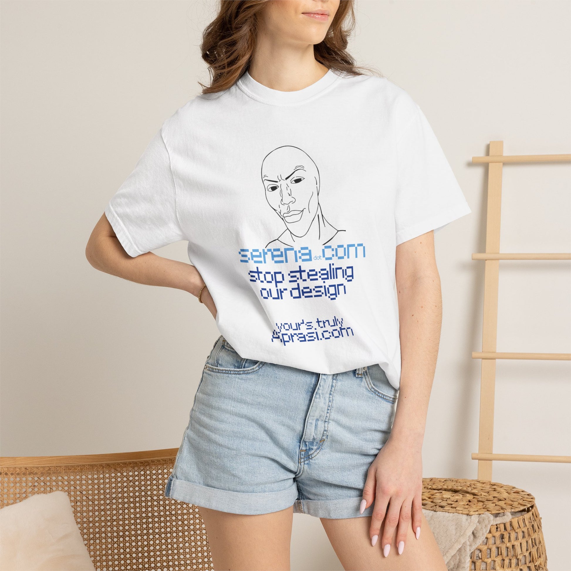 Stop stealing printed unisex tee size range S to 3XL heavyweight Comfort Colors
