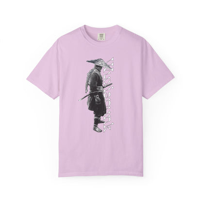 Straw hat tees back and sleeve view showing no side seams

