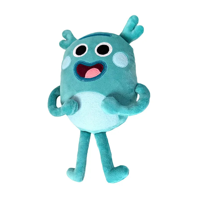 Stumble plush orange chef character from Super Simple