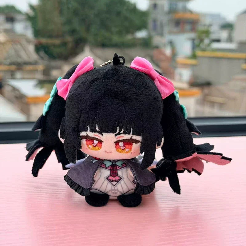 Sunna plush physical support character handmade plush toy side view
