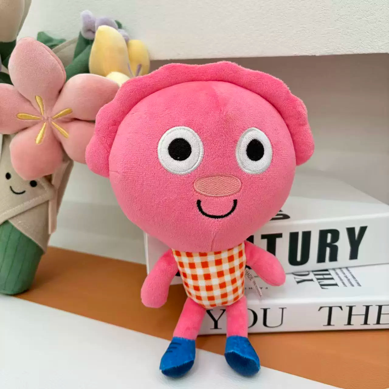 Super Simple Songs fan art plush Noodle orange character close-up
