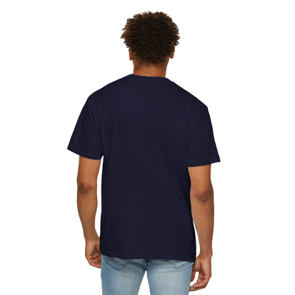 Synthwave outrun tee featuring red car and California palm silhouettes at golden hour