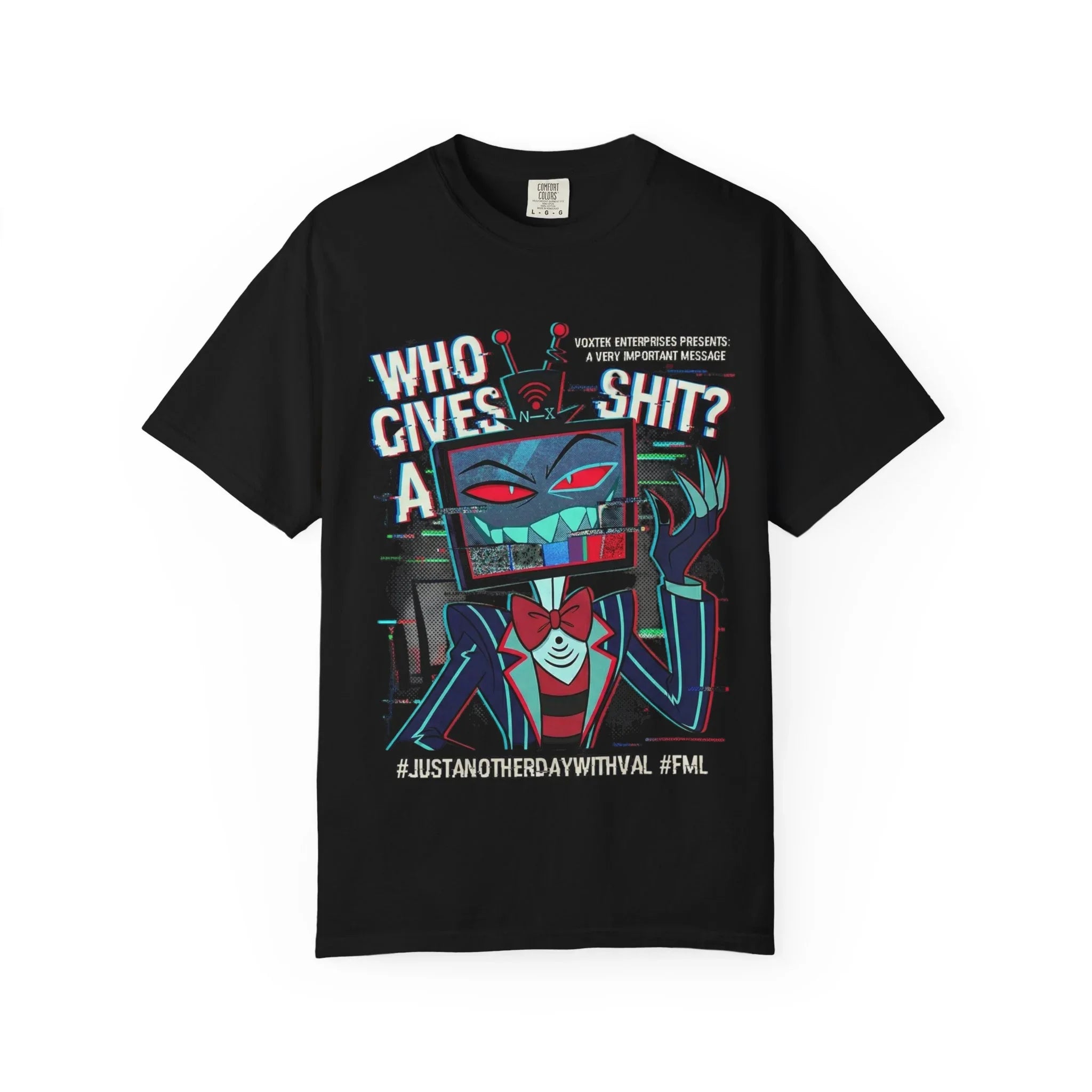 Vox Hazbin Hotel Graphic Oversized TV Demon Tshirt – Aprasi