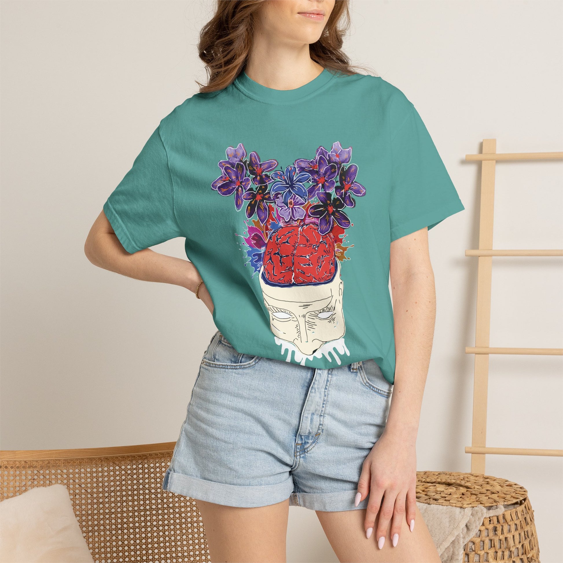The classic Comfort Colors 1717 garment-dyed tee, available in 58 colors.